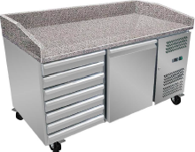 CNJT commercial ventilated refrigerator pizza counter